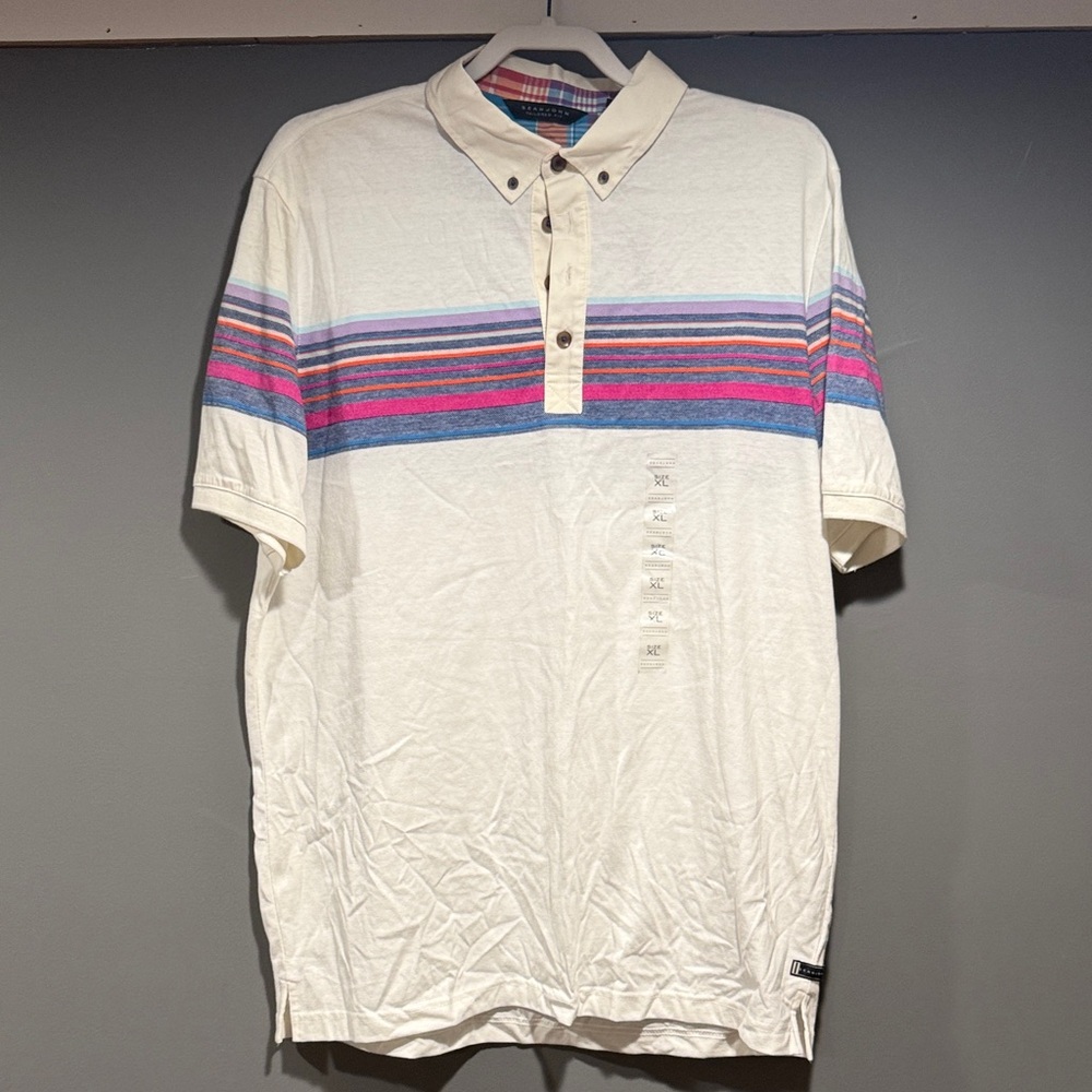 Sean John Men's Striped Polo Shirt